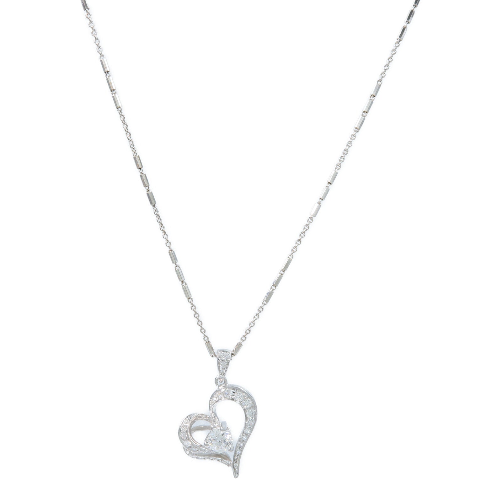 JEWELRY 18K白金Diamond Necklace鑽石項鍊
