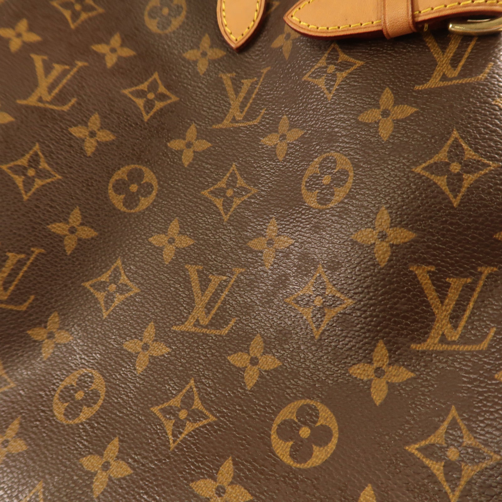 LOUIS VUITTON Monogram Batignolles Horizontal金扣肩背袋棕色