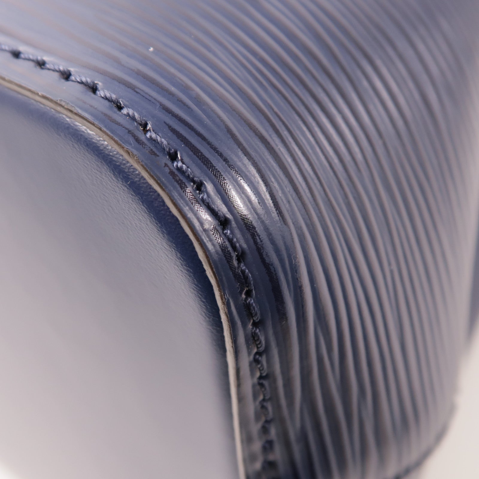 LOUIS VUITTON Epi Neo Noe BB銀扣手挽肩背兩用袋深藍色