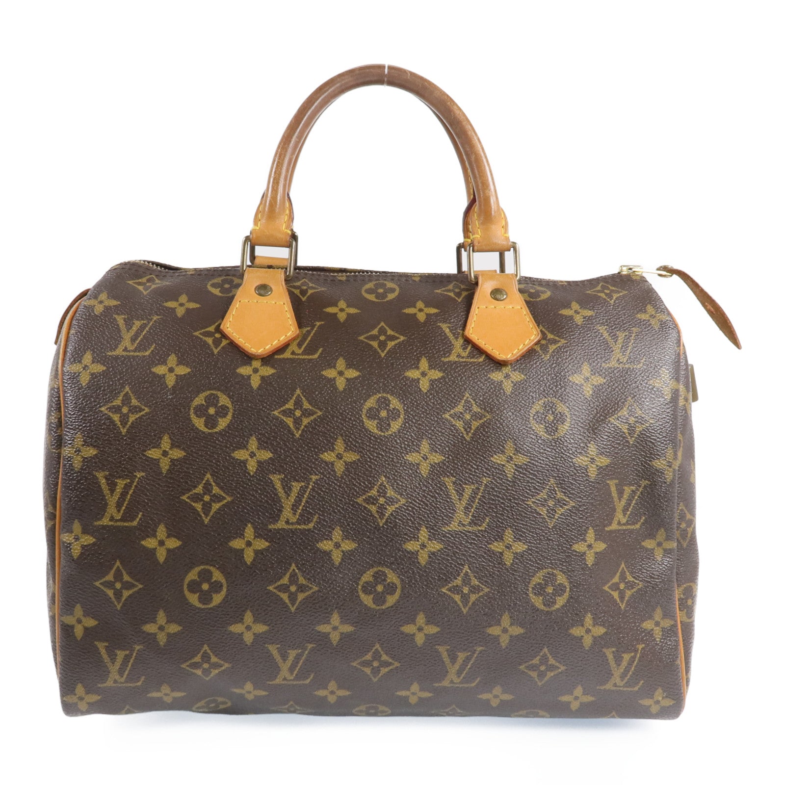 LOUIS VUITTON Monogram Speedy 30金扣手挽袋