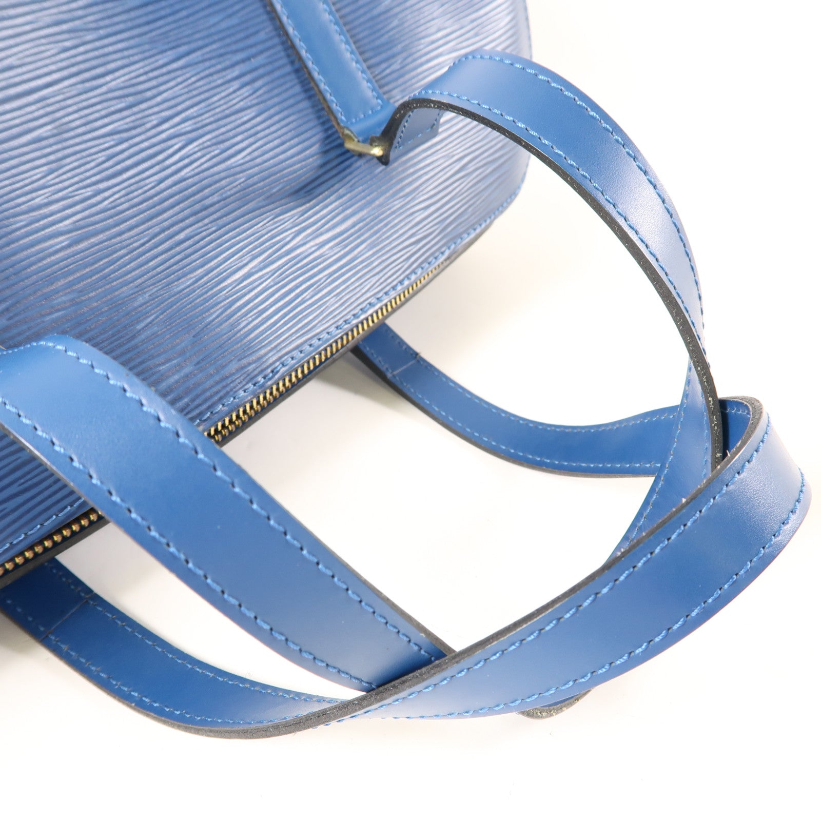 LOUIS VUITTON Epi Soufflot手挽袋藍色