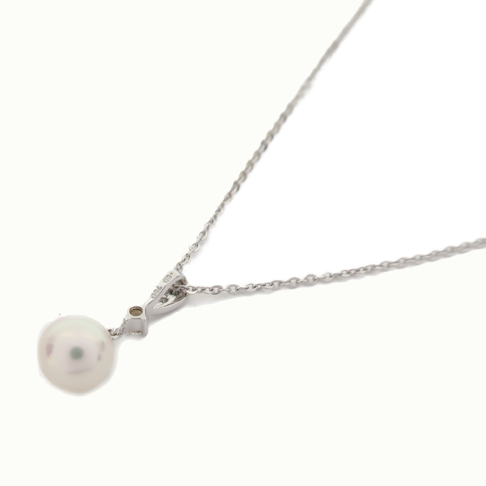 MIKIMOTO 18K白金Necklace項鍊
