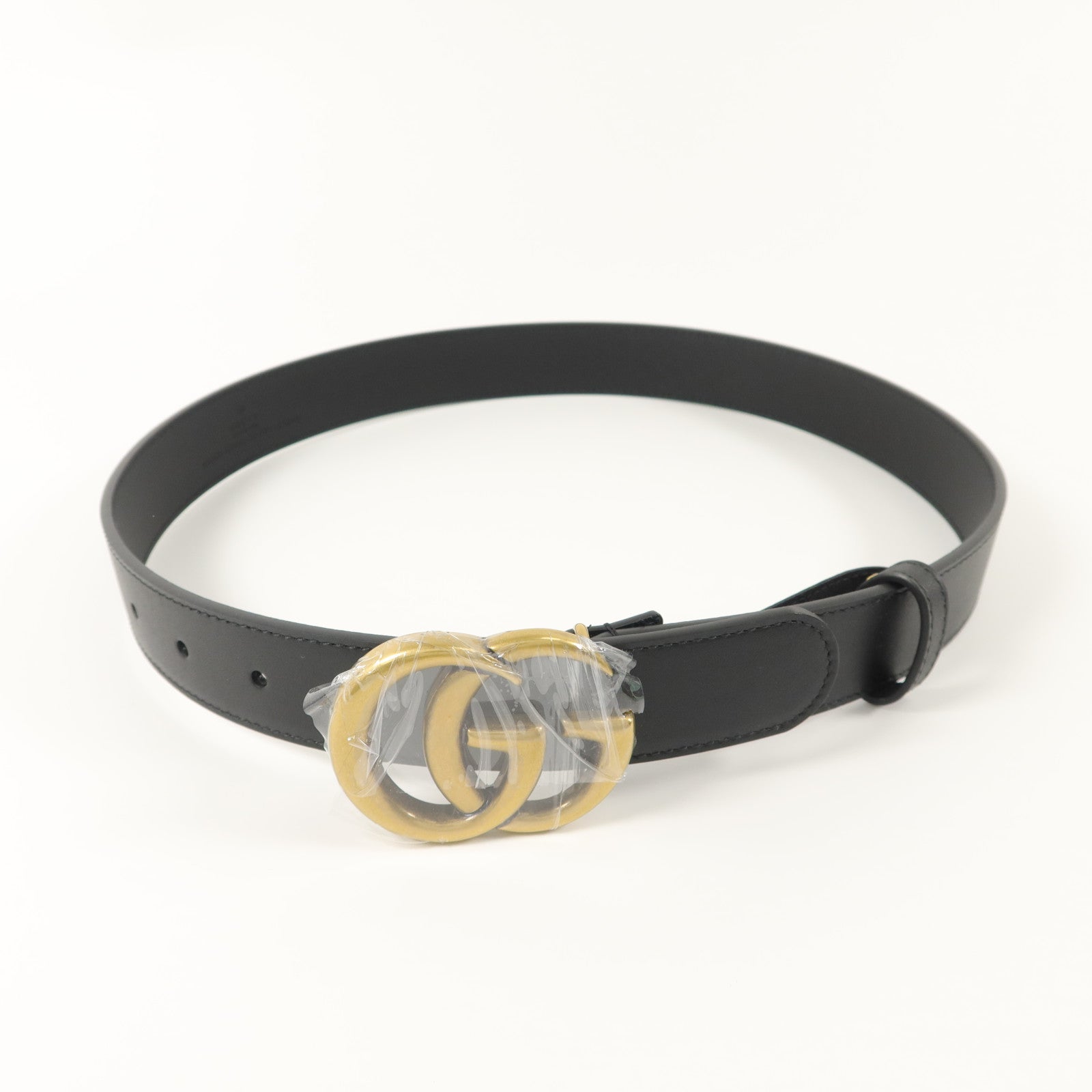 GUCCI 【激減優惠】牛皮皮革GG Belt腰帶