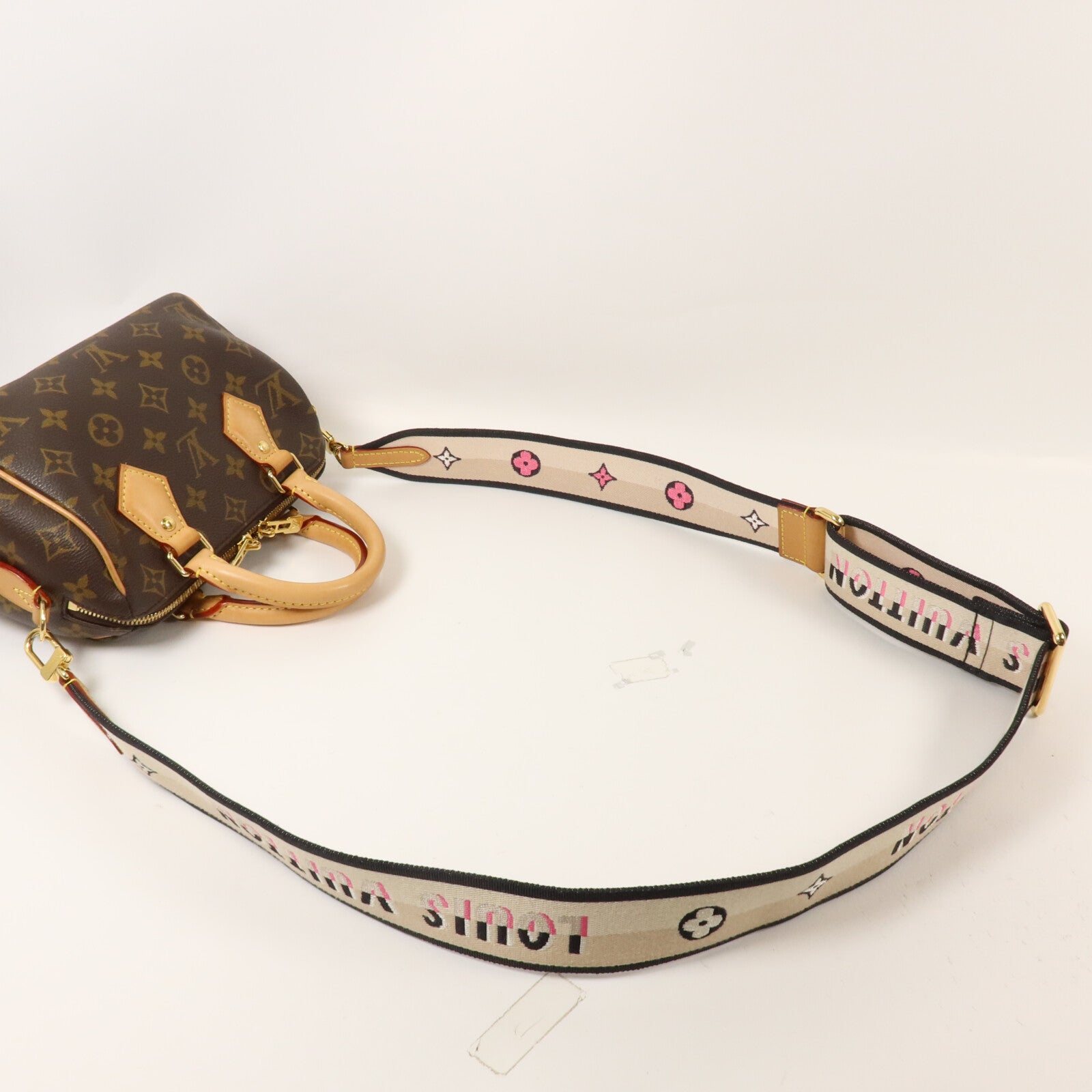 LOUIS VUITTON Monogram Speedy Bandouliere 20手挽肩背兩用袋