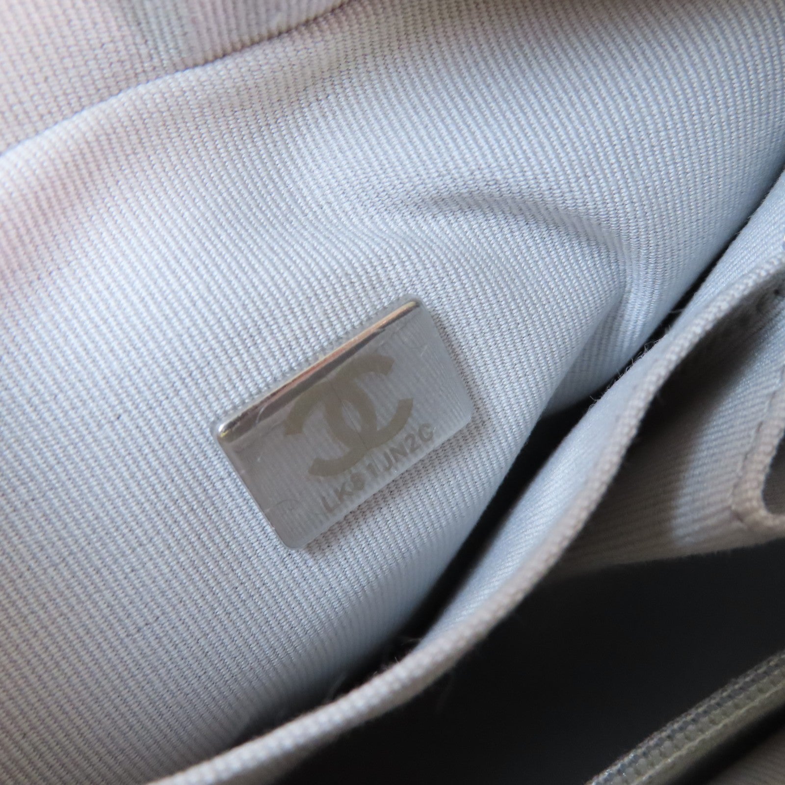 CHANEL 牛皮皮革Garbrillie Small金扣鏈帶肩背袋