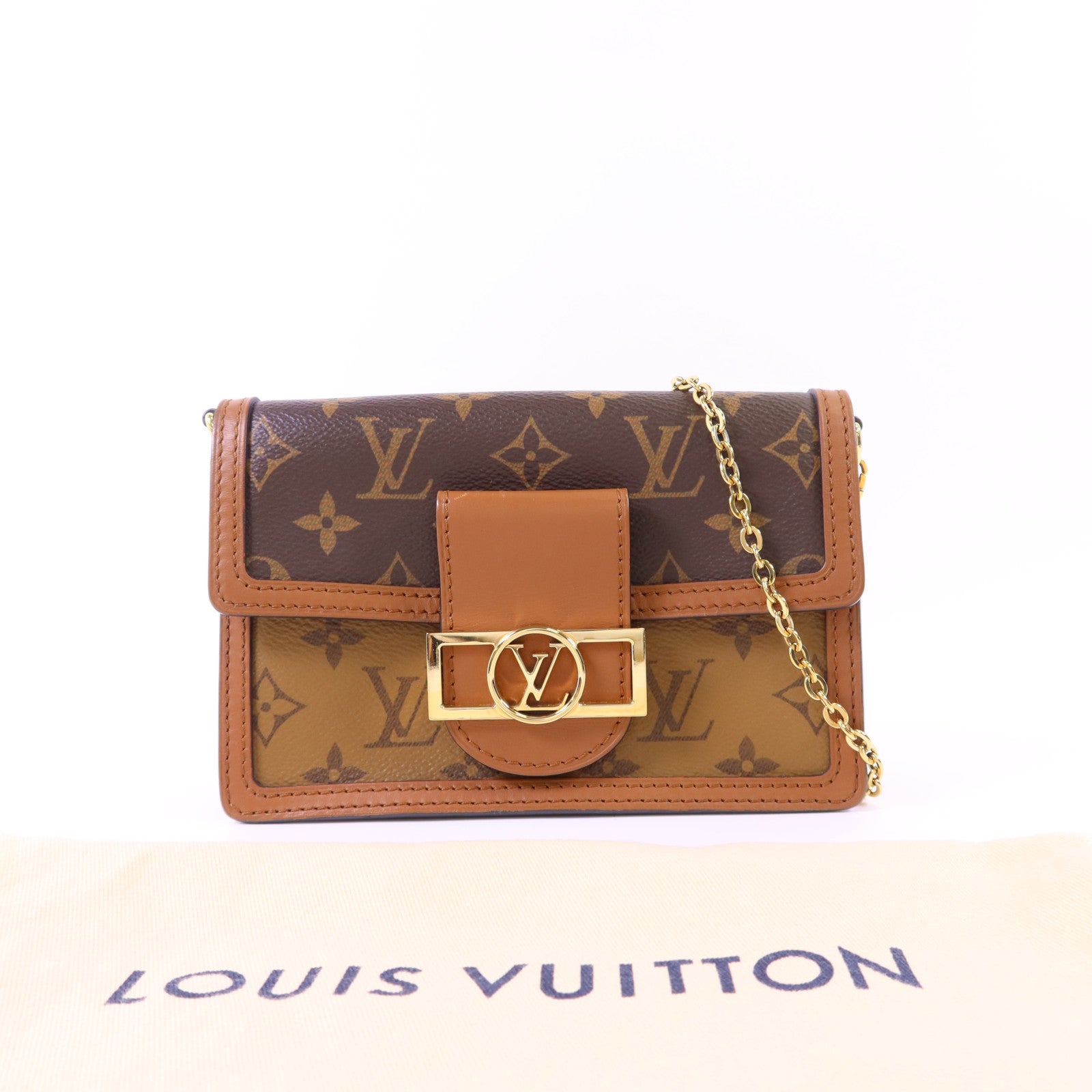 LOUIS VUITTON Monogram Reverse Dauphine肩背袋