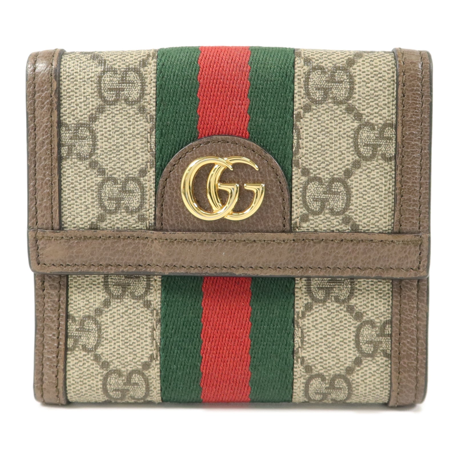 GUCCI 塗層帆布Ophidia GG Wallet錢包