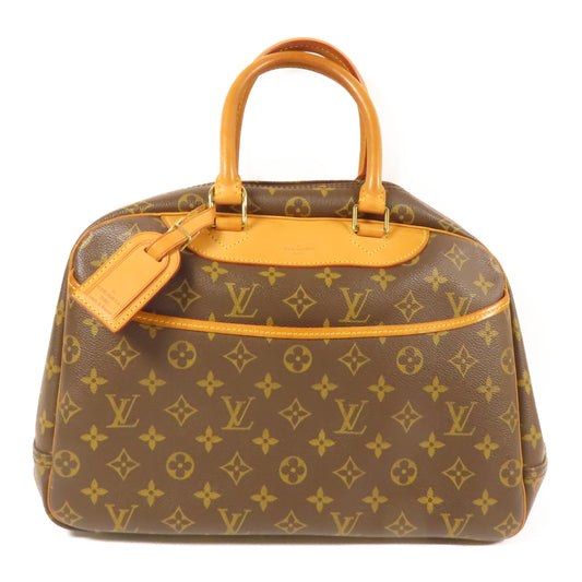 LOUIS VUITTON LV GHW Deauville Handbag M47270 Monogram Brown