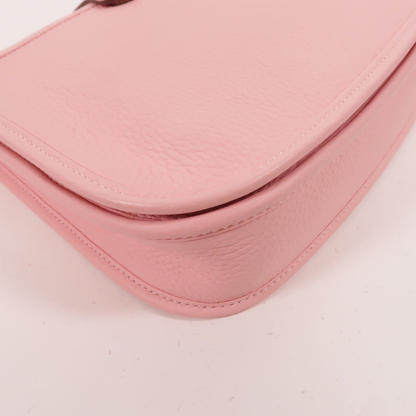 HERMES Clemence皮革Evelyne 23肩背袋Rose Sakura