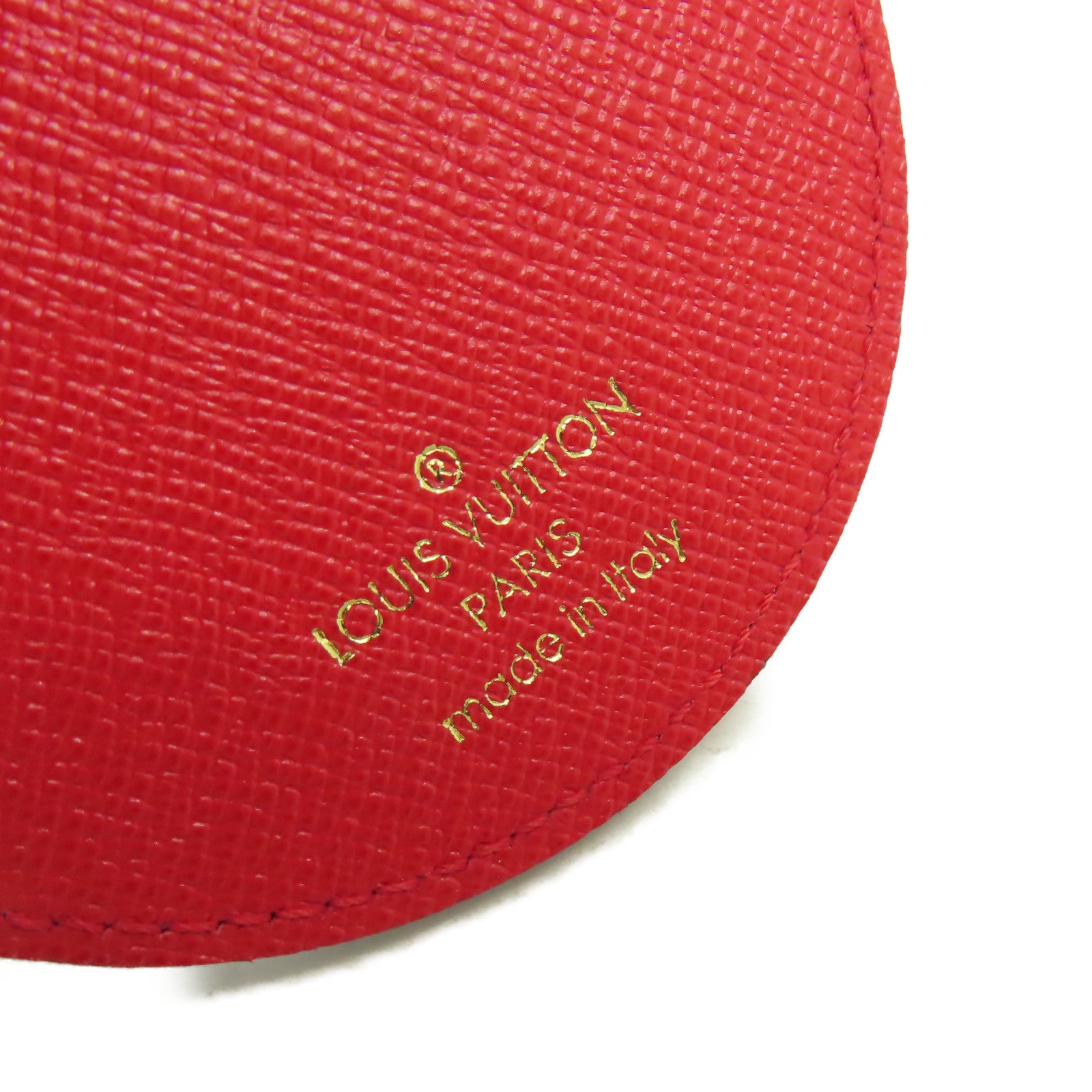 LOUIS VUITTON 【激減優惠】Monogram Denim Key Ring掛飾藍色/紅色