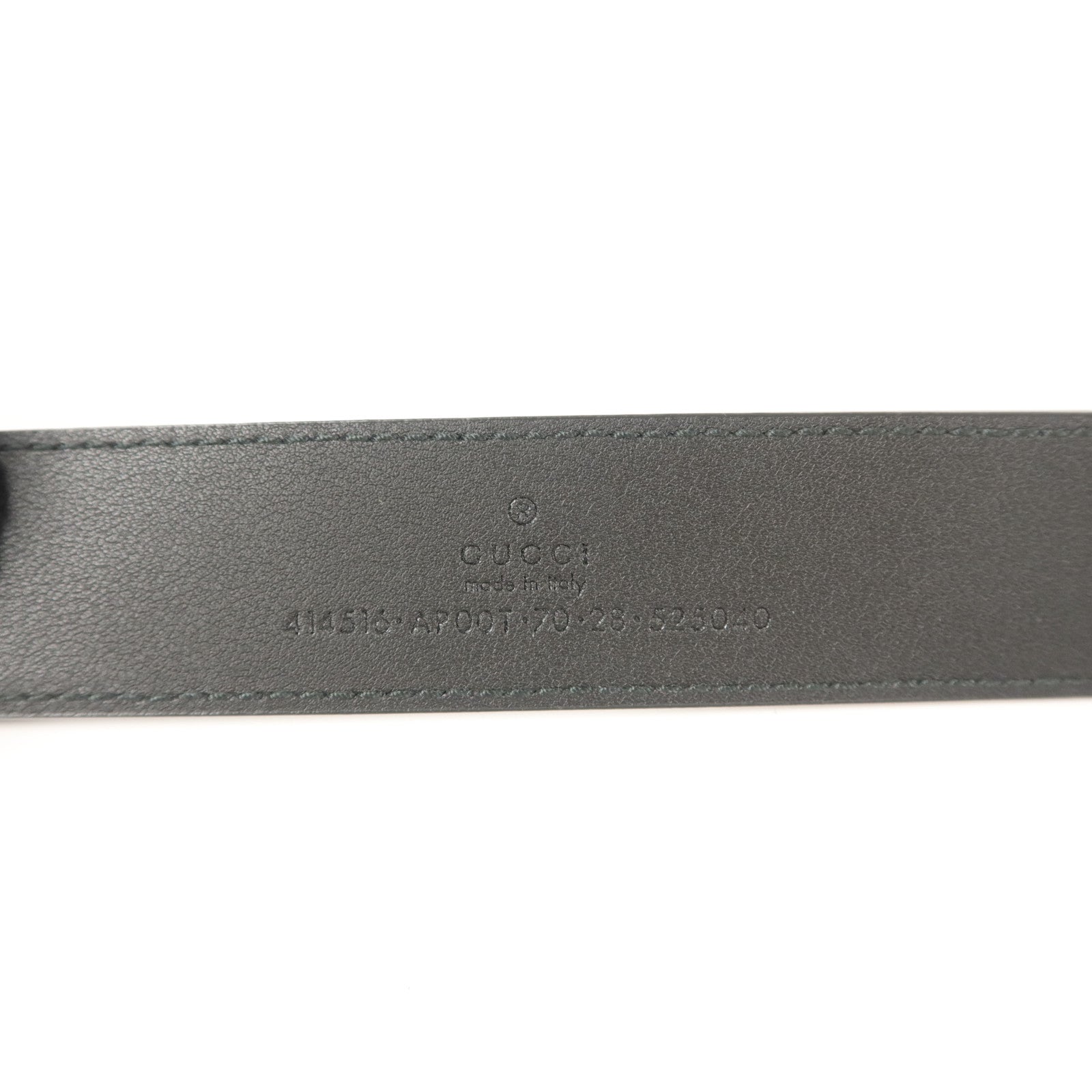 GUCCI 【激減優惠】牛皮皮革GG Belt腰帶