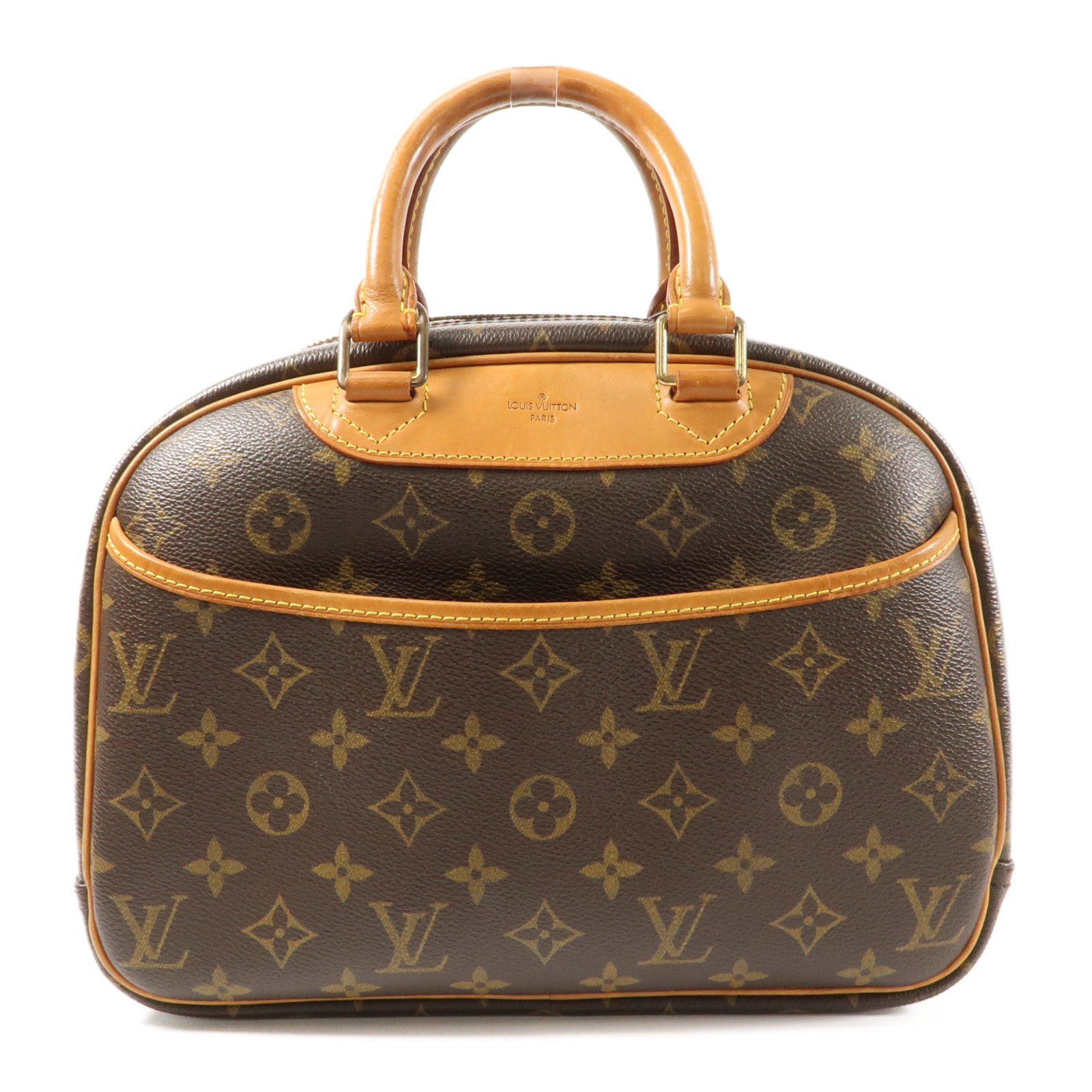 LOUIS VUITTON Monogram Deauville金扣手挽袋