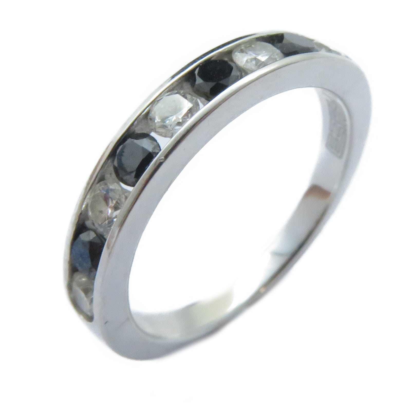 JEWELRY 14K白金Diamond Ring鑽石戒指US#7