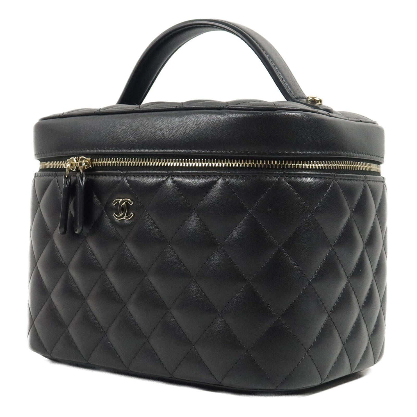 CHANEL 羊皮皮革Vanity Case手挽袋
