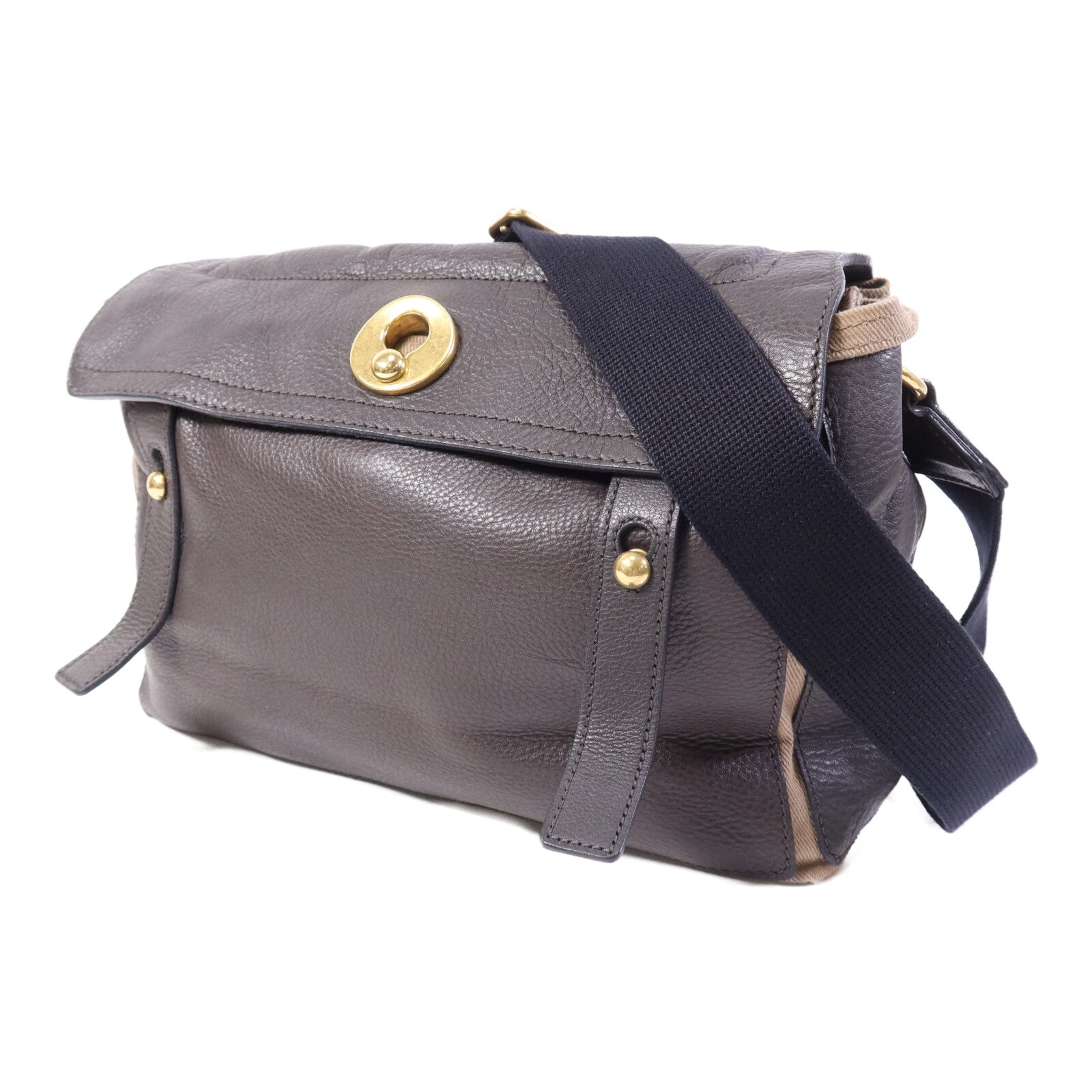 YVES SAINT LAURENT 牛皮皮革Muse金扣肩背袋