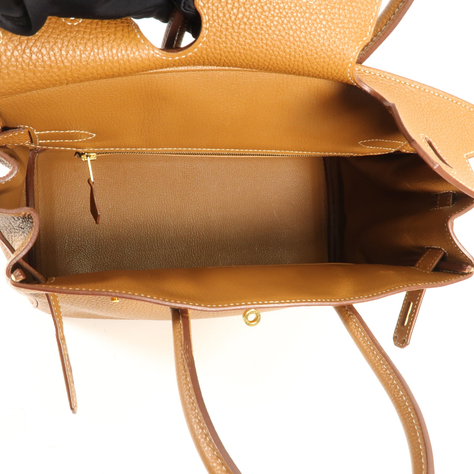 HERMES Togo皮革Birkin 30金扣手挽袋Gold