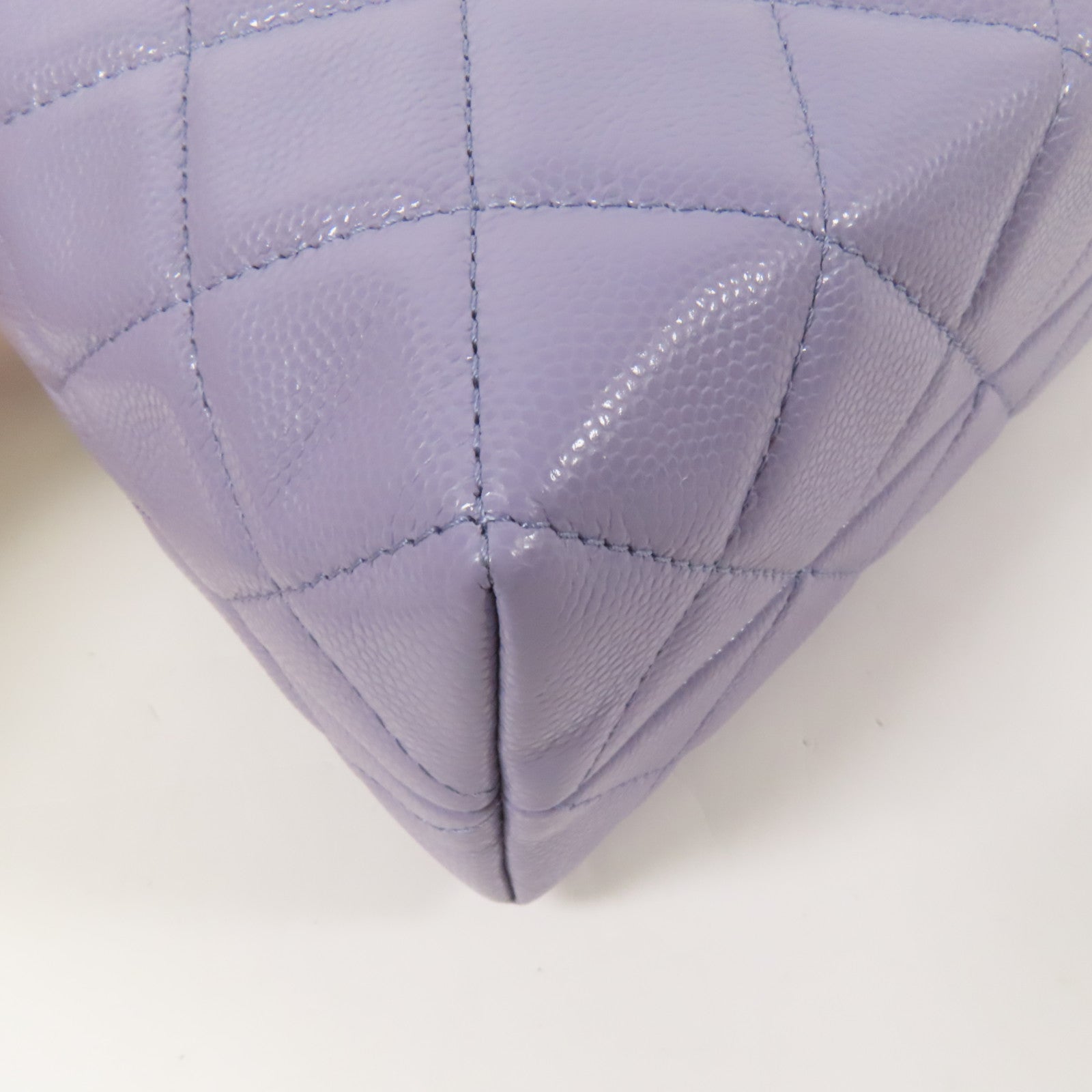 CHANEL 牛皮皮革Chain Shoulder金扣手挽肩背兩用袋