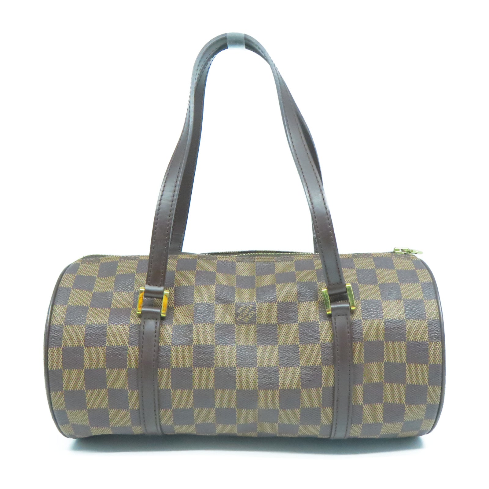 LOUIS VUITTON 【激減優惠】Damier Papillon GM金扣肩背袋啡色