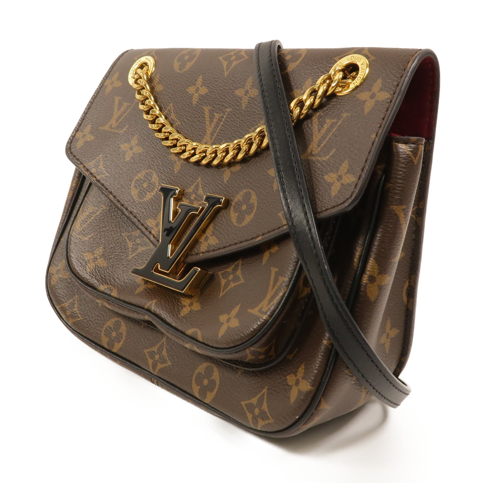 LOUIS VUITTON Monogram Passy金扣肩背袋