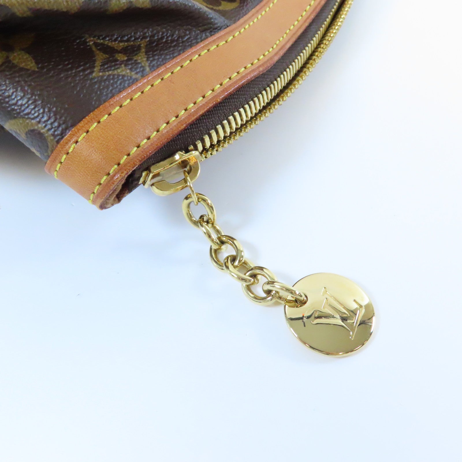 LOUIS VUITTON Monogram Tivoli PM金扣手挽袋啡色