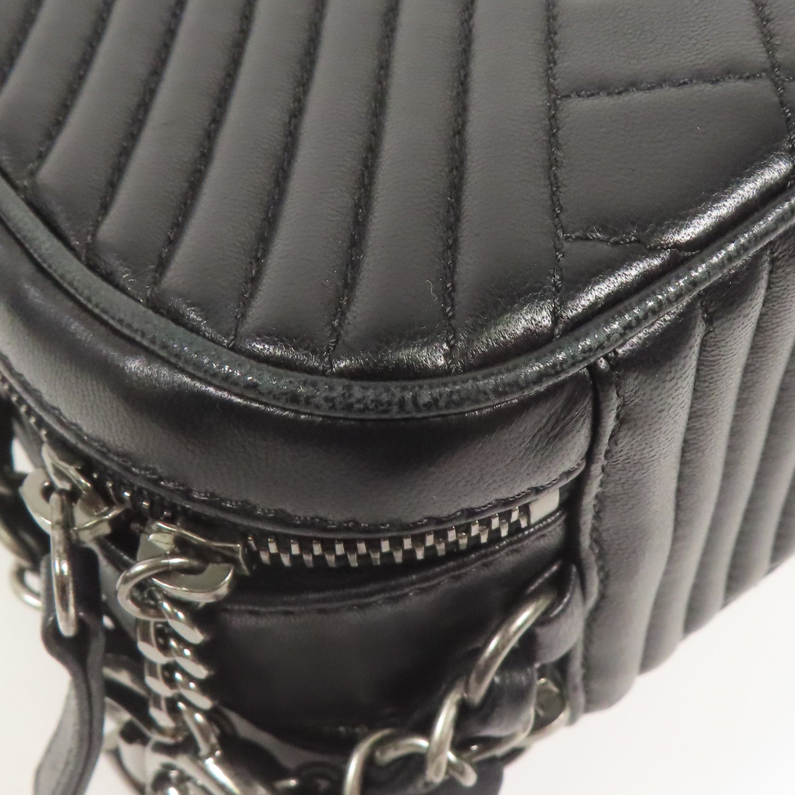 CHANEL 牛皮皮革Shoulder Bag鏈帶肩背袋