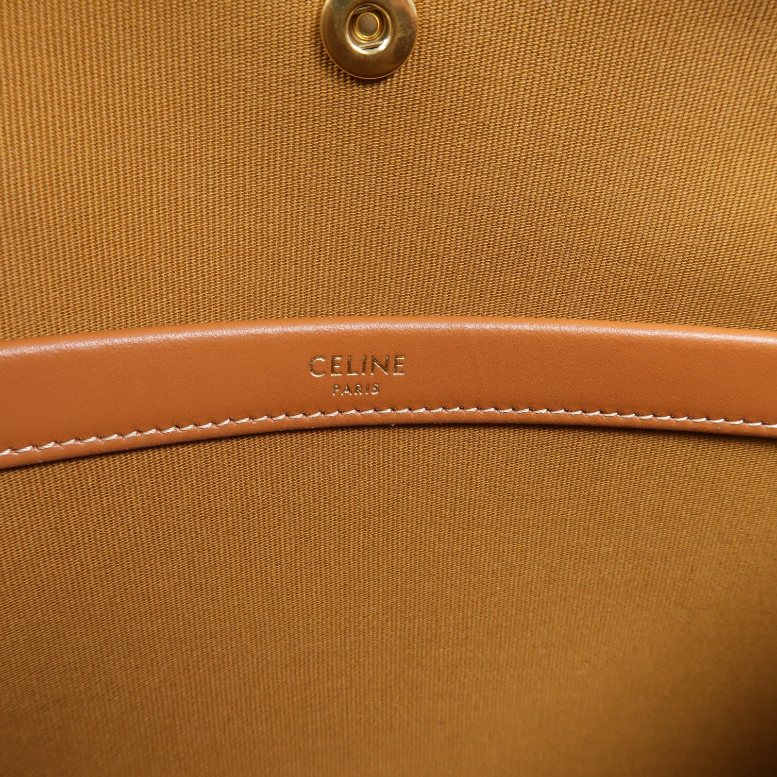 CELINE 塗層帆布Horizontal Cabas手挽肩背兩用袋