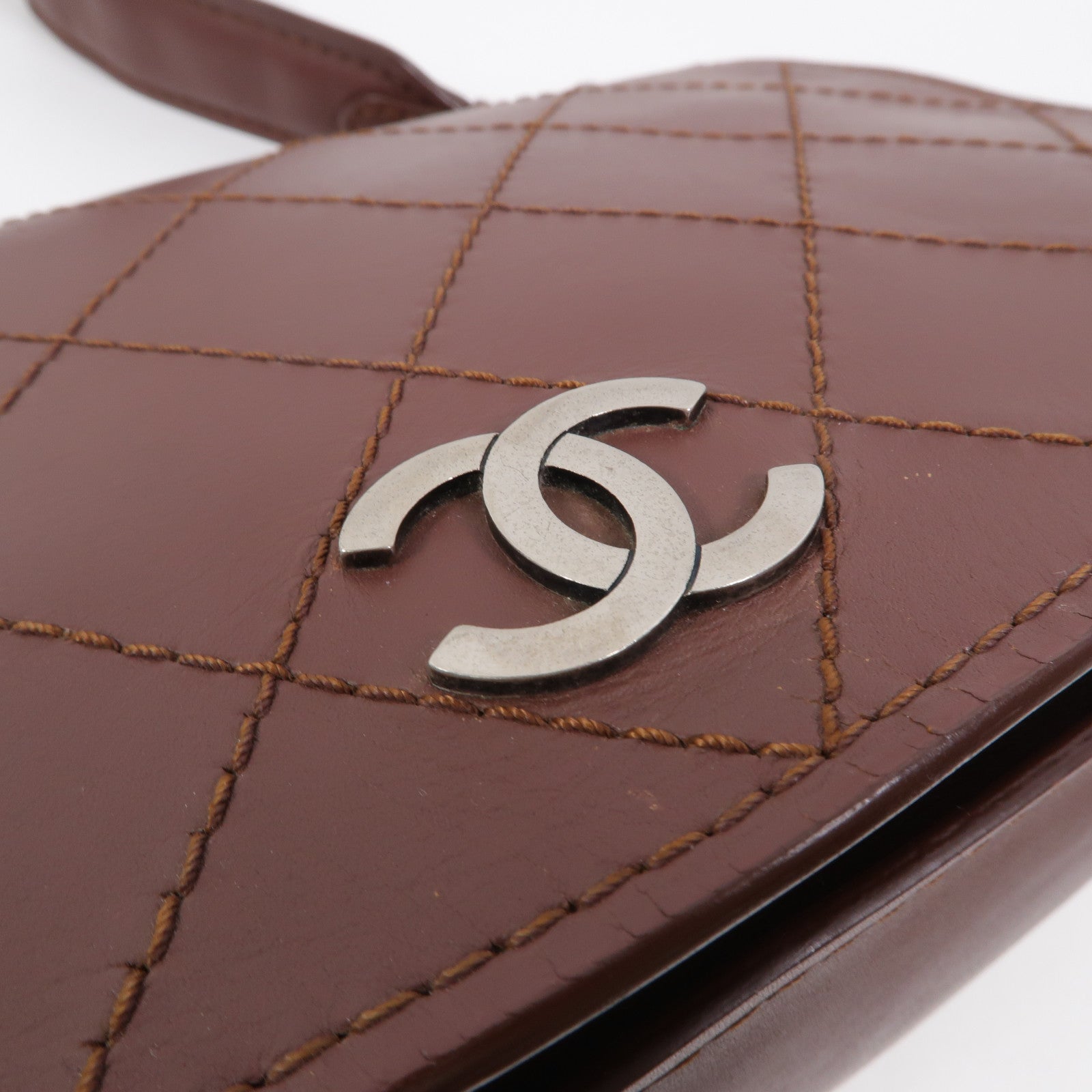 CHANEL 牛皮皮革Chain Shoulder鏈帶肩背袋