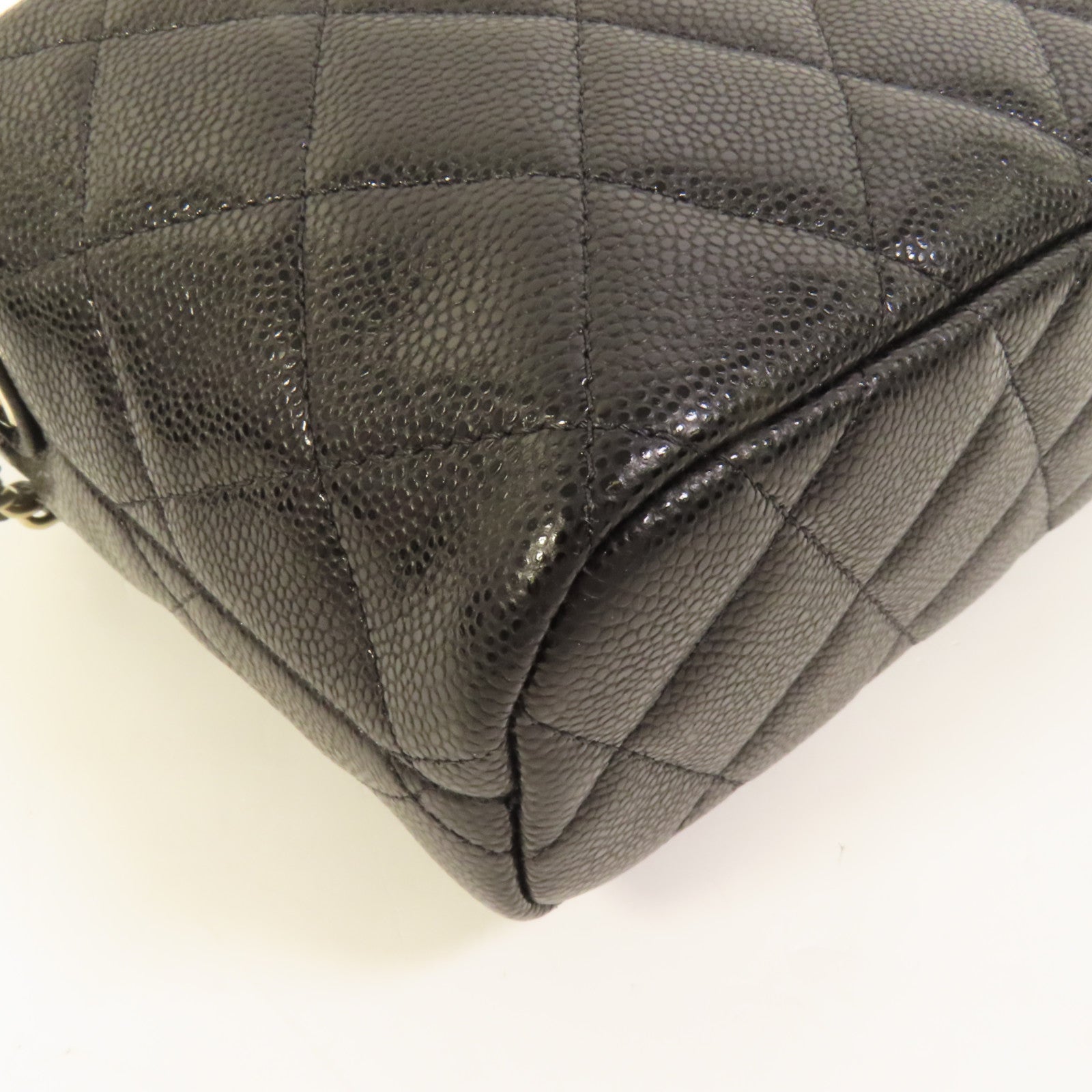 CHANEL 牛皮皮革Hobo Bag金扣手挽肩背兩用袋