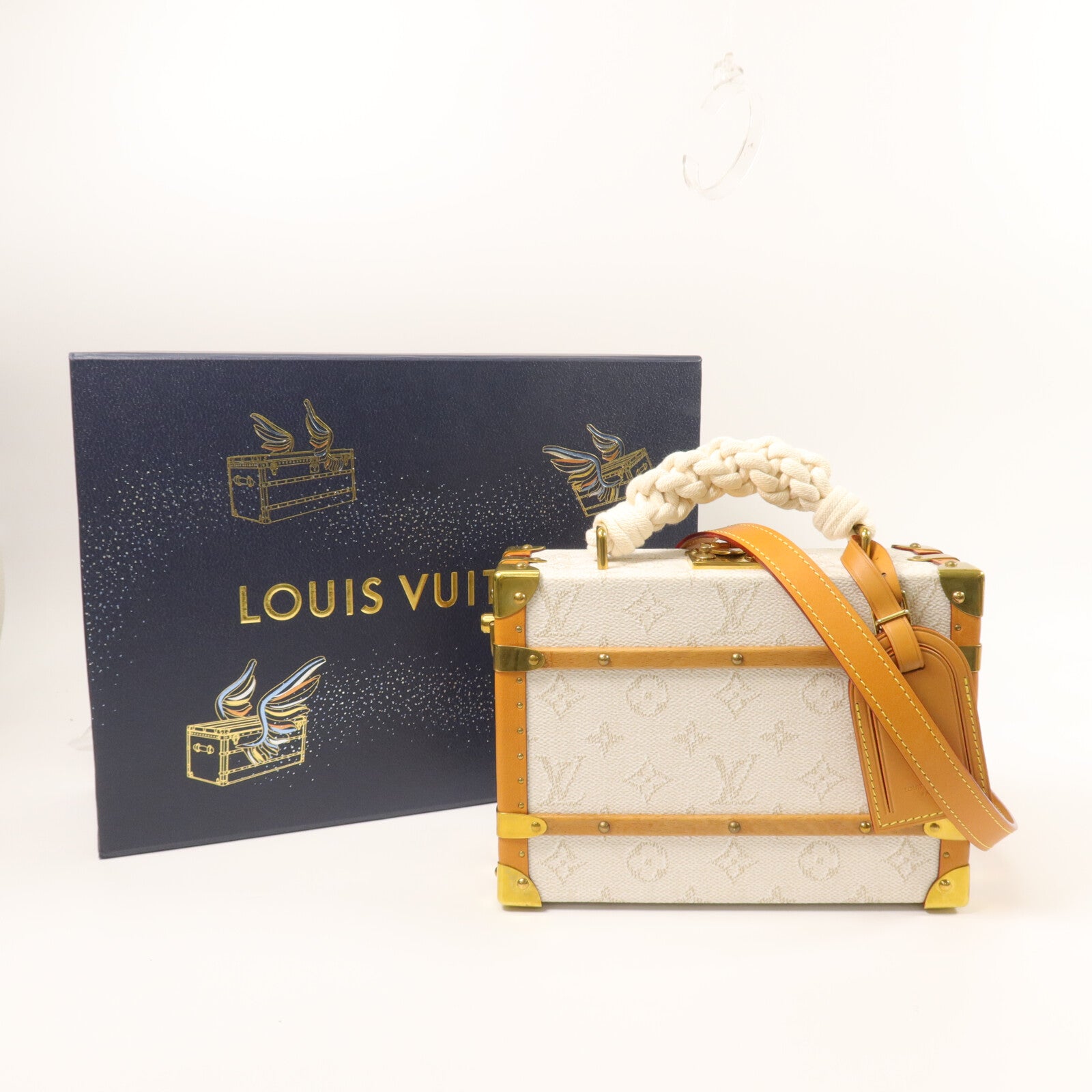 LOUIS VUITTON Monogram Heritage Handle Trunk手挽肩背兩用袋
