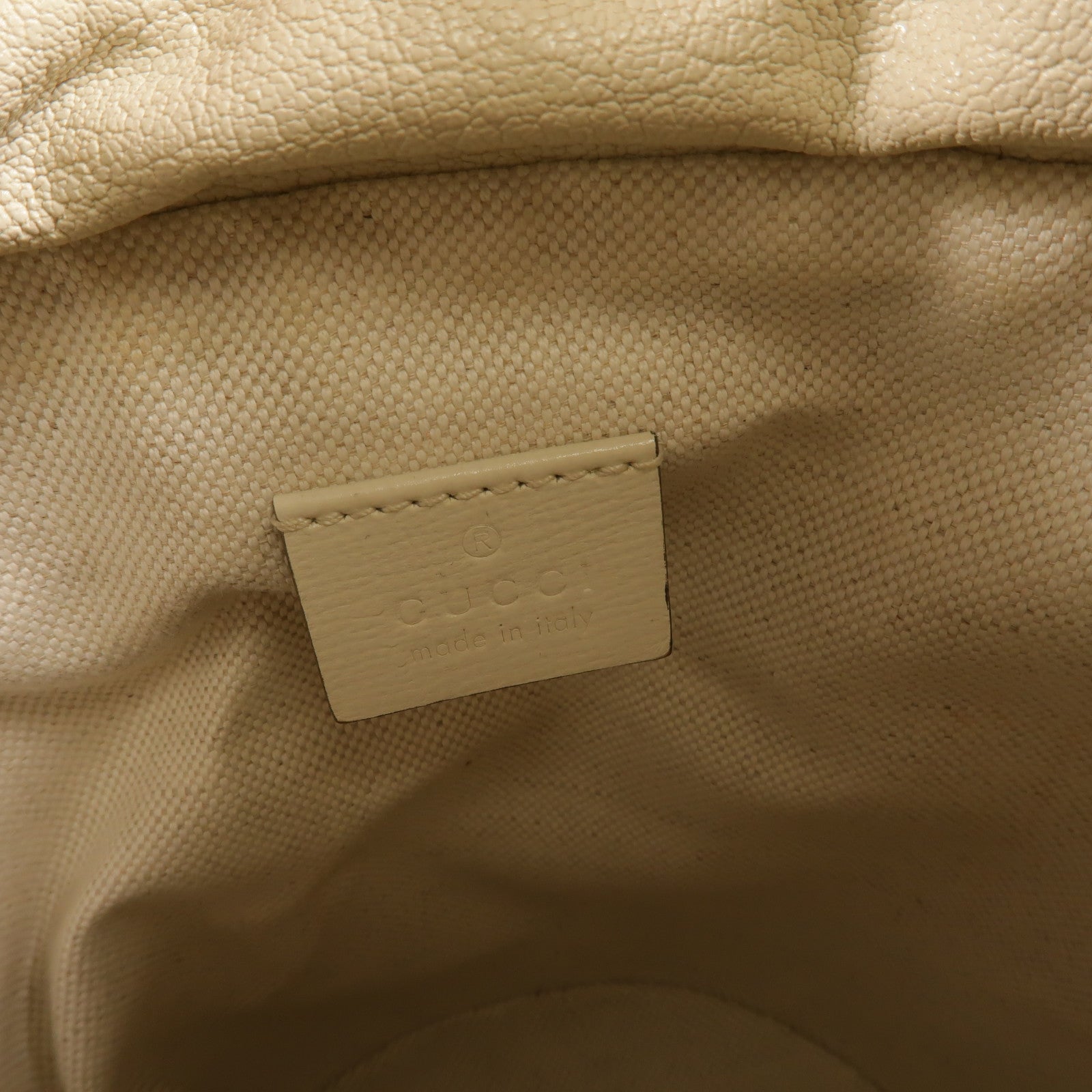 GUCCI 塗層帆布Horsebit 1955 Small Bucket Bag金扣肩背袋