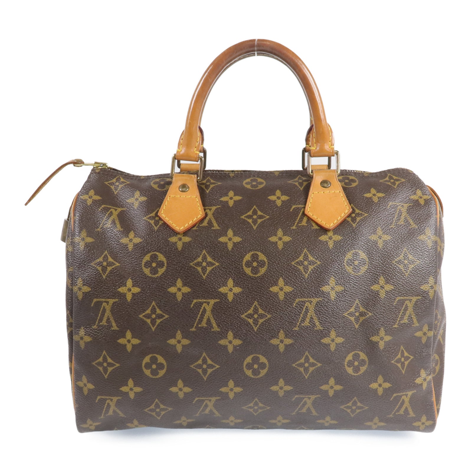 LOUIS VUITTON Monogram Speedy 30金扣手挽袋