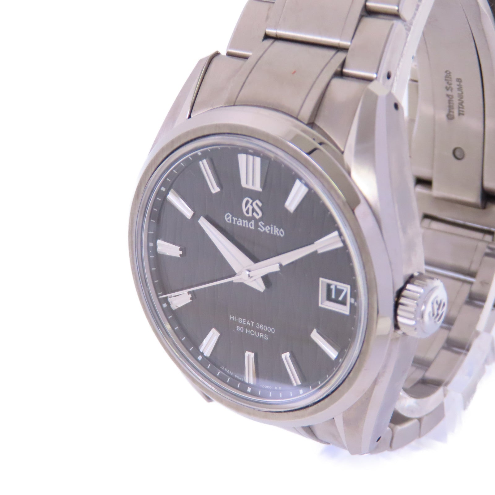 SELECTION Grand Seiko Evolution 9鈦金屬手錶自動機芯黑色
