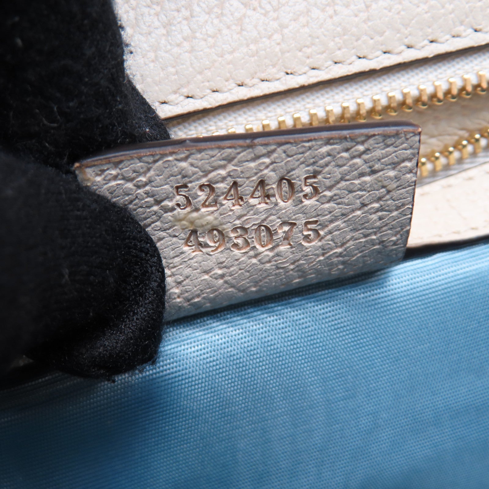 GUCCI 【激減優惠】牛皮皮革Sylvie金扣肩背袋白色