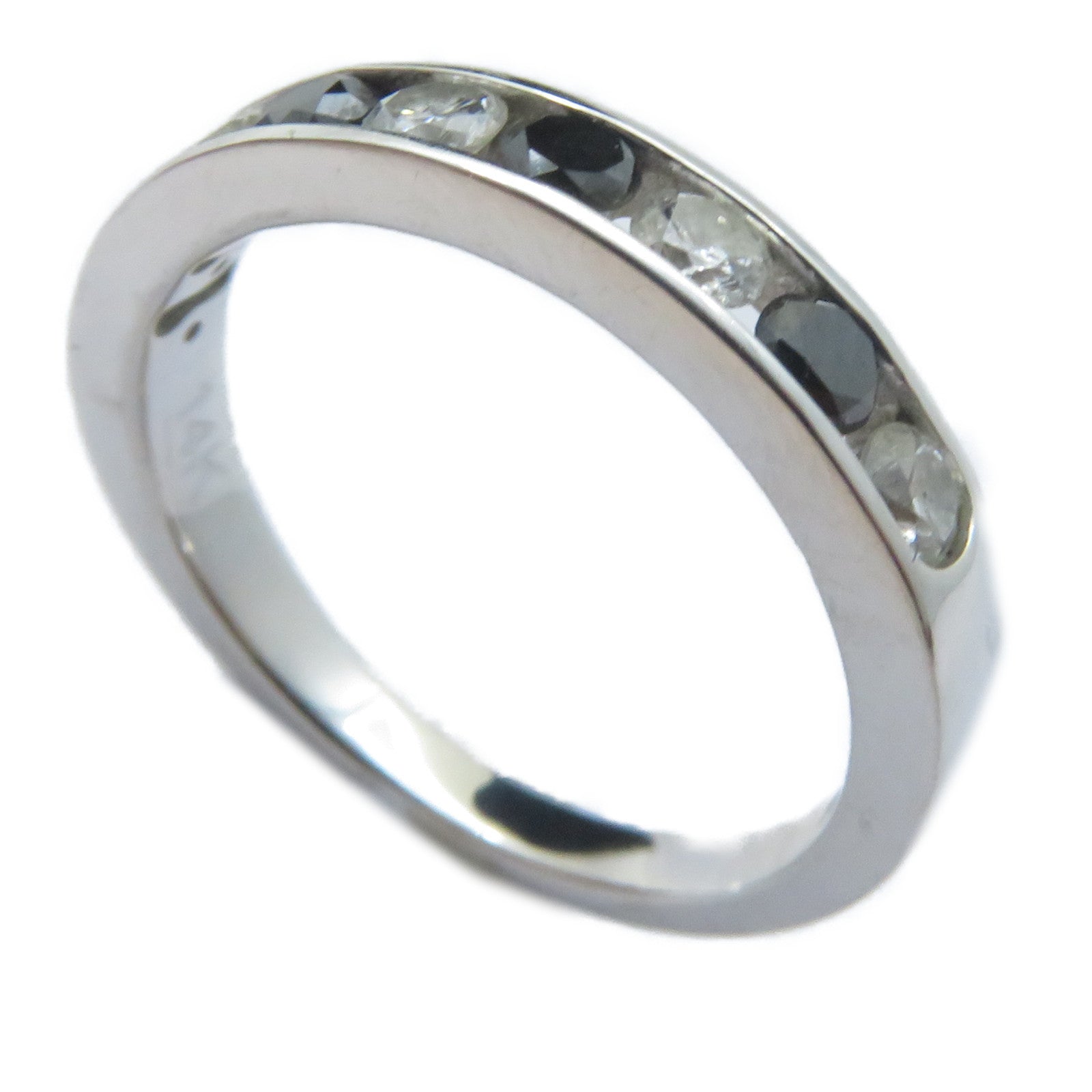 JEWELRY 14K白金Diamond Ring鑽石戒指US#7