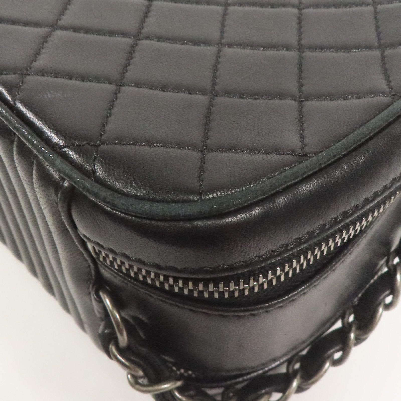 CHANEL 牛皮皮革Shoulder Bag鏈帶肩背袋