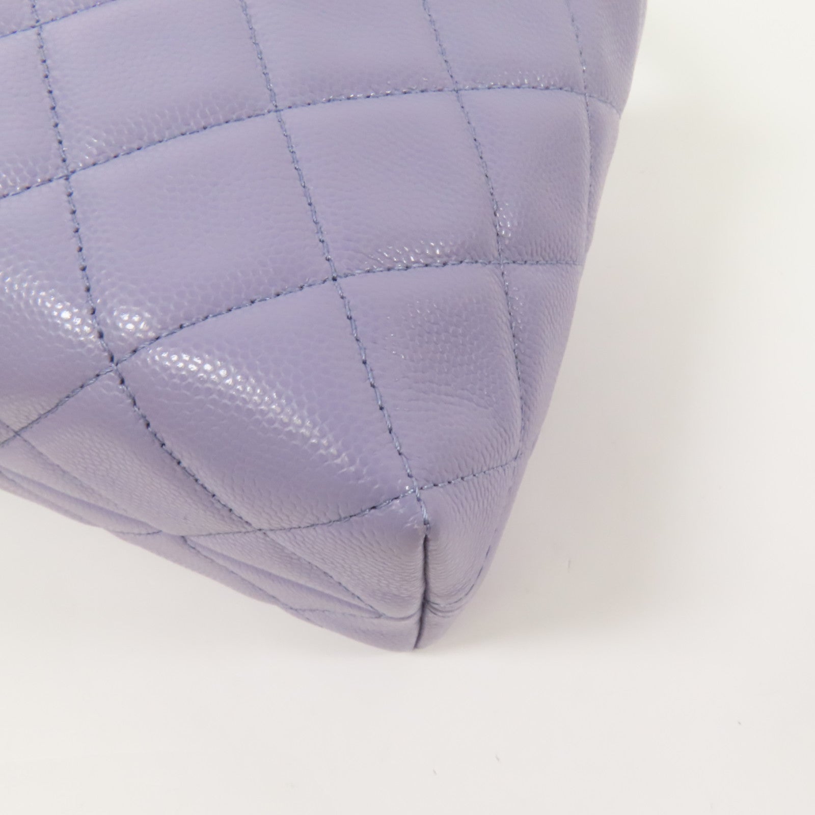 CHANEL 牛皮皮革Chain Shoulder金扣手挽肩背兩用袋