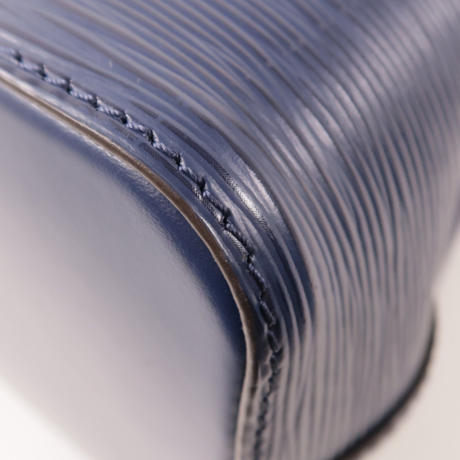 LOUIS VUITTON Epi Neo Noe BB銀扣手挽肩背兩用袋深藍色