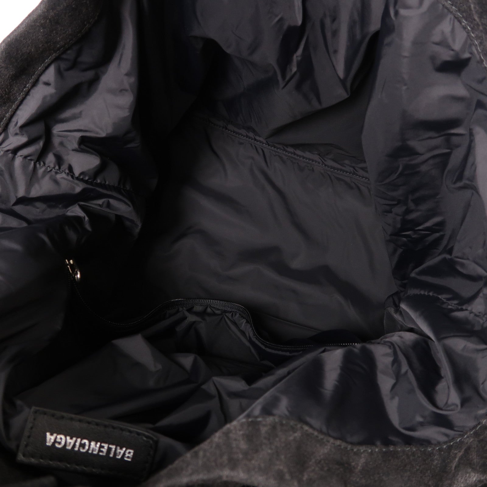 BALENCIAGA 帆布Tote Bag銀扣手挽肩背兩用袋