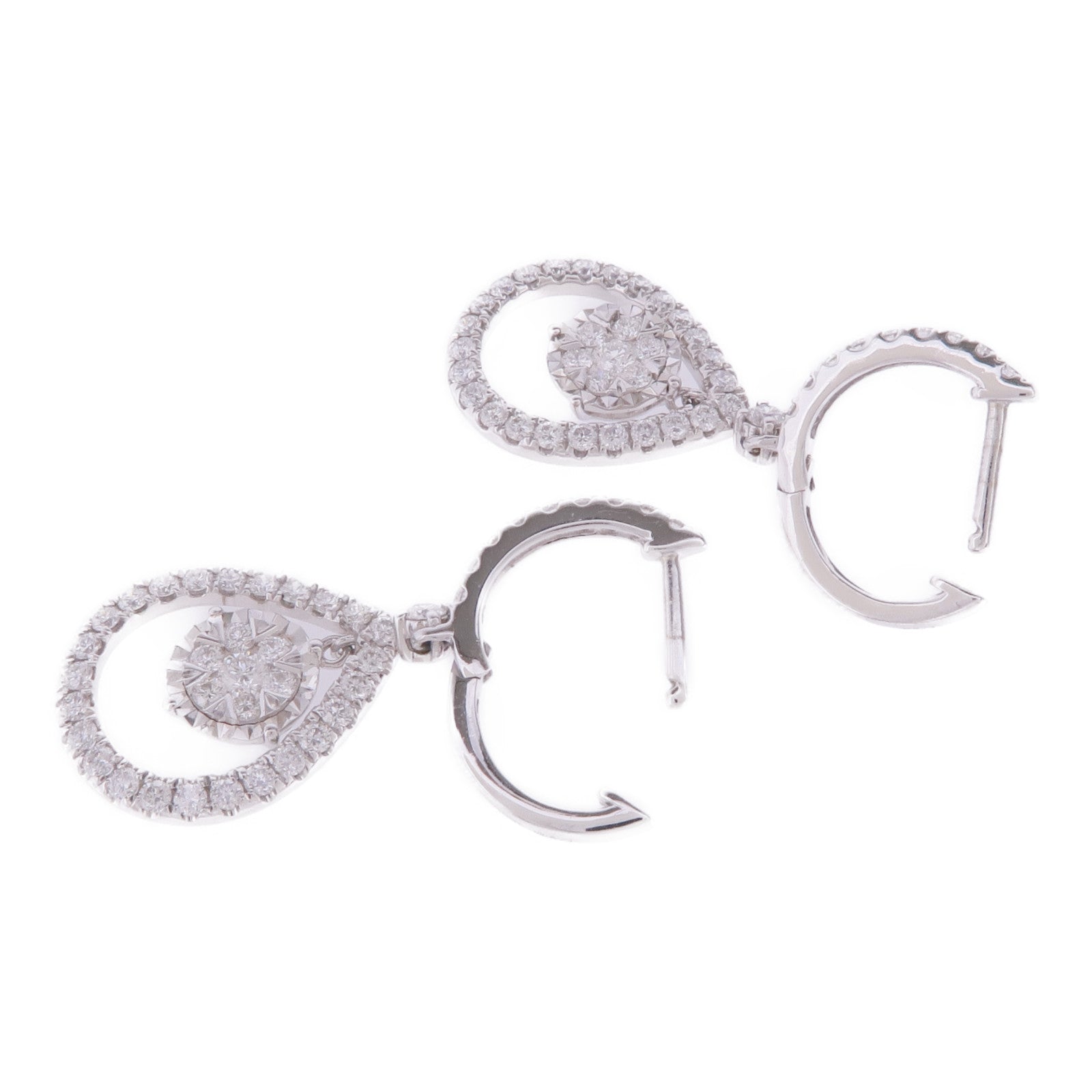 JEWELRY 18K白金Diamond Earrings鑽石耳環