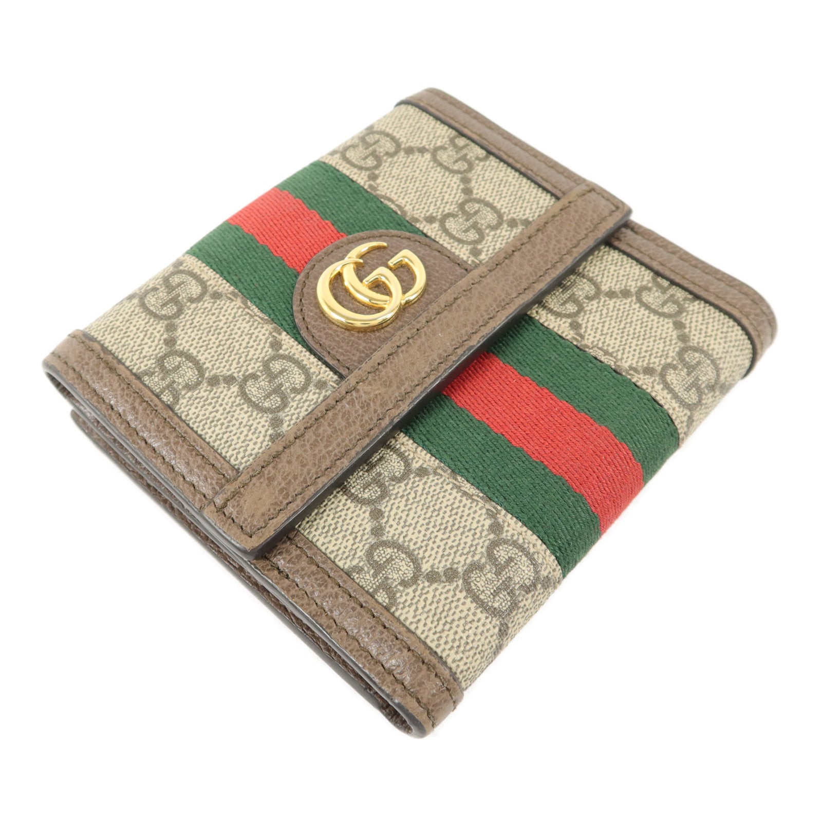GUCCI 塗層帆布Ophidia GG Wallet錢包