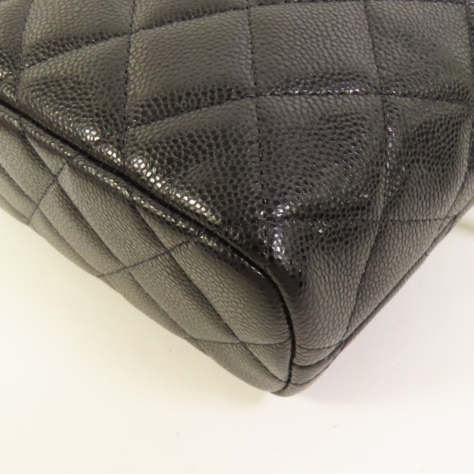 CHANEL 牛皮皮革Hobo Bag金扣手挽肩背兩用袋