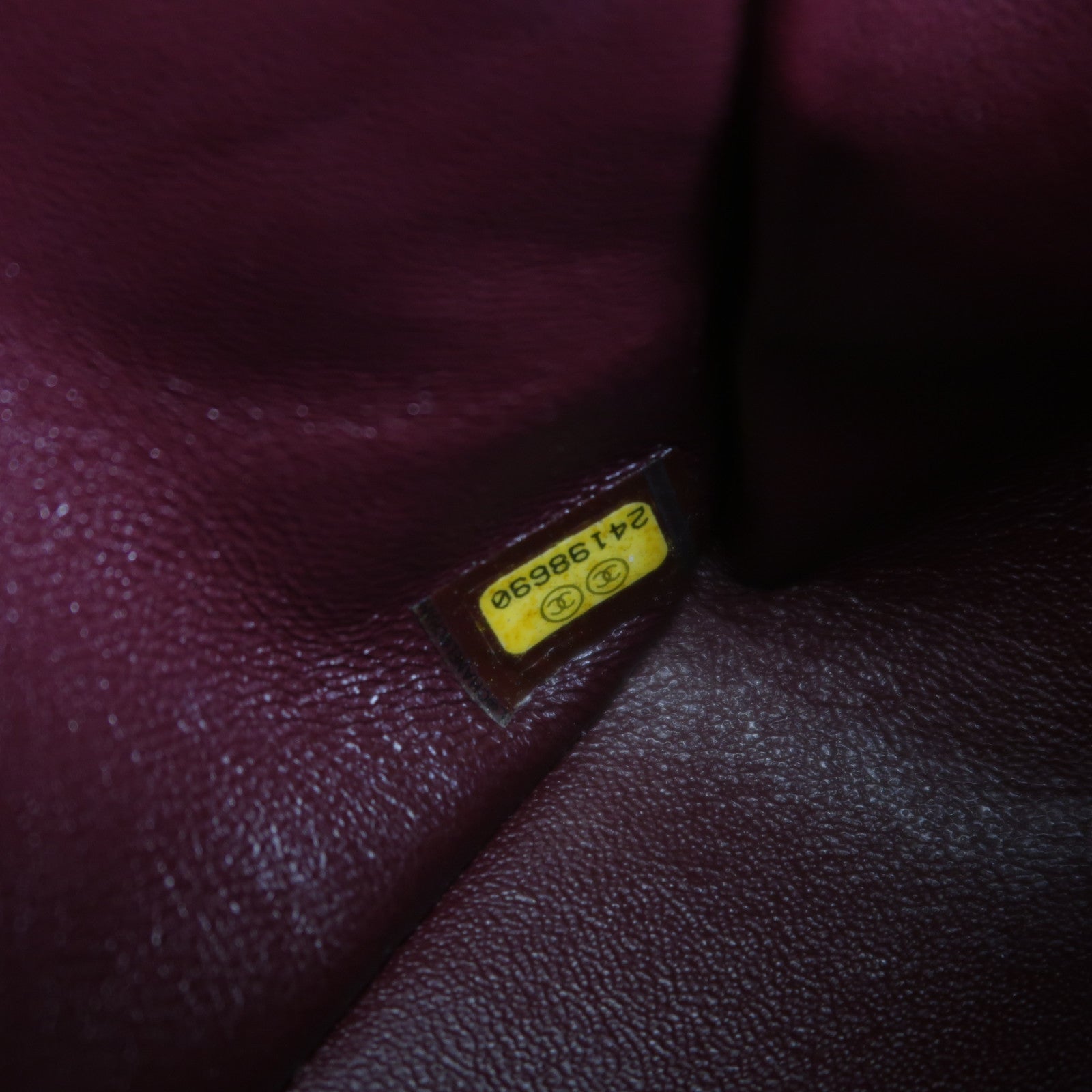 CHANEL CC SHW Classic 25 Chain Shoulder Bag Calfskin Leather Black