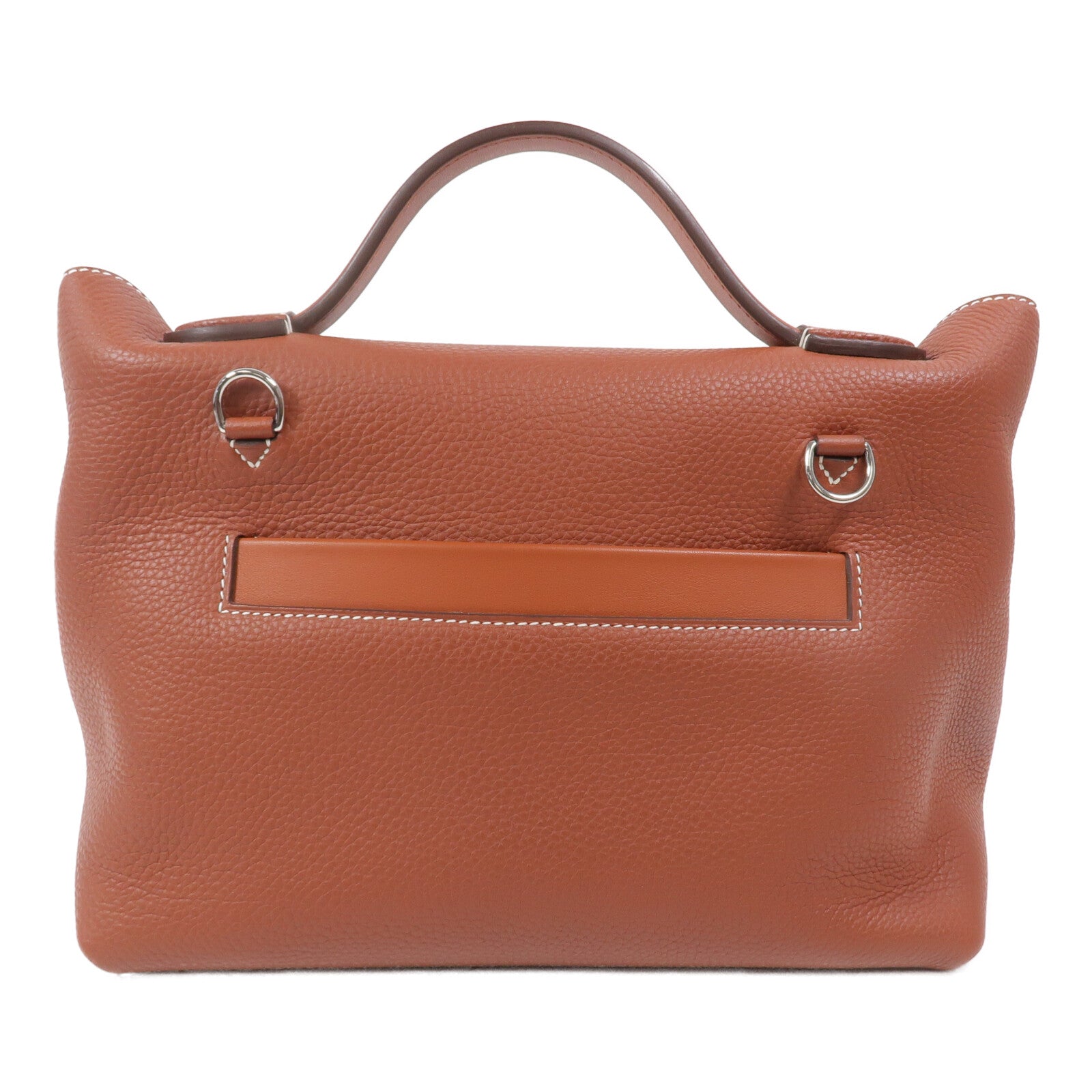 HERMES Togo/Swift皮革24/24 29cm手挽肩背兩用袋Sienne/Cuivre/Rose