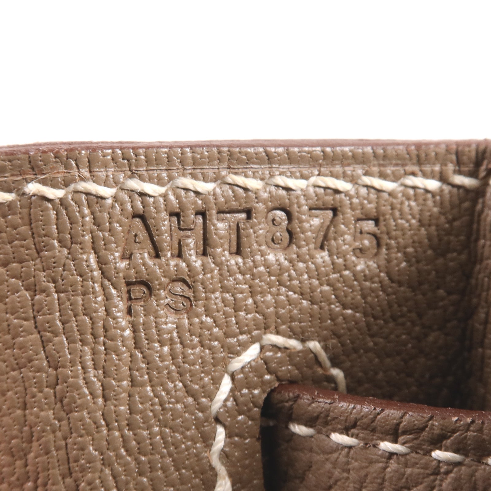 HERMES Togo皮革Kelly 28金扣手挽肩背兩用袋Etoupe