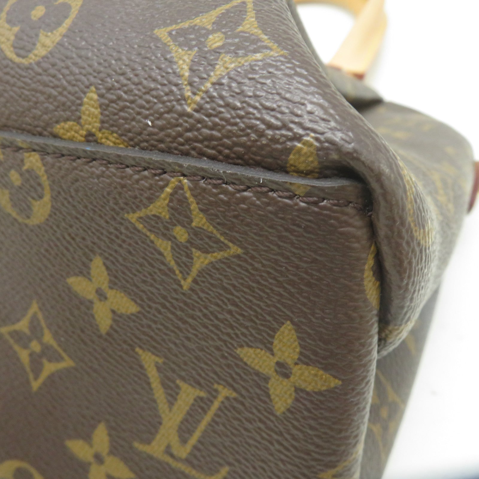 LOUIS VUITTON Monogram Rivoli PM金扣手挽肩背兩用袋啡色