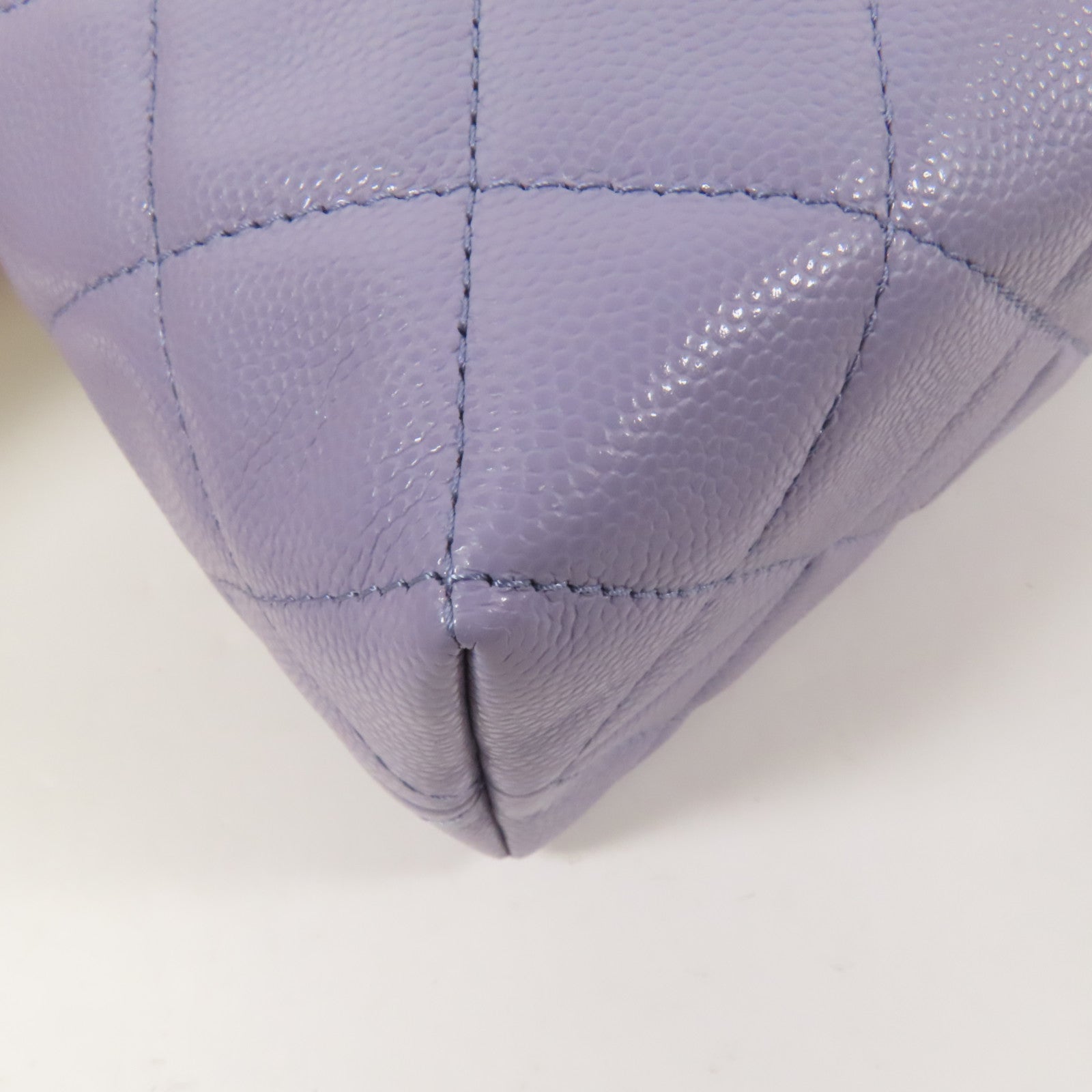 CHANEL 牛皮皮革Chain Shoulder金扣手挽肩背兩用袋