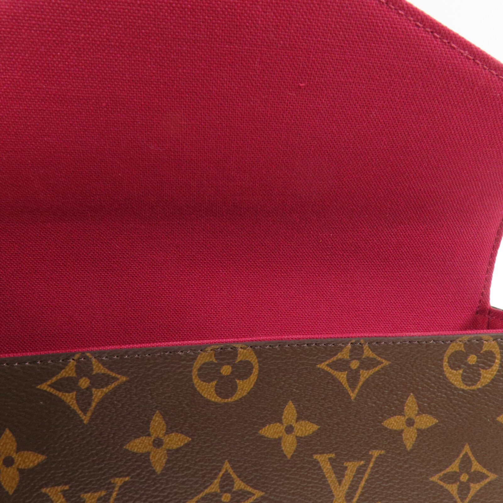 LOUIS VUITTON Monogram Felicie Pochette金扣鏈帶肩背袋