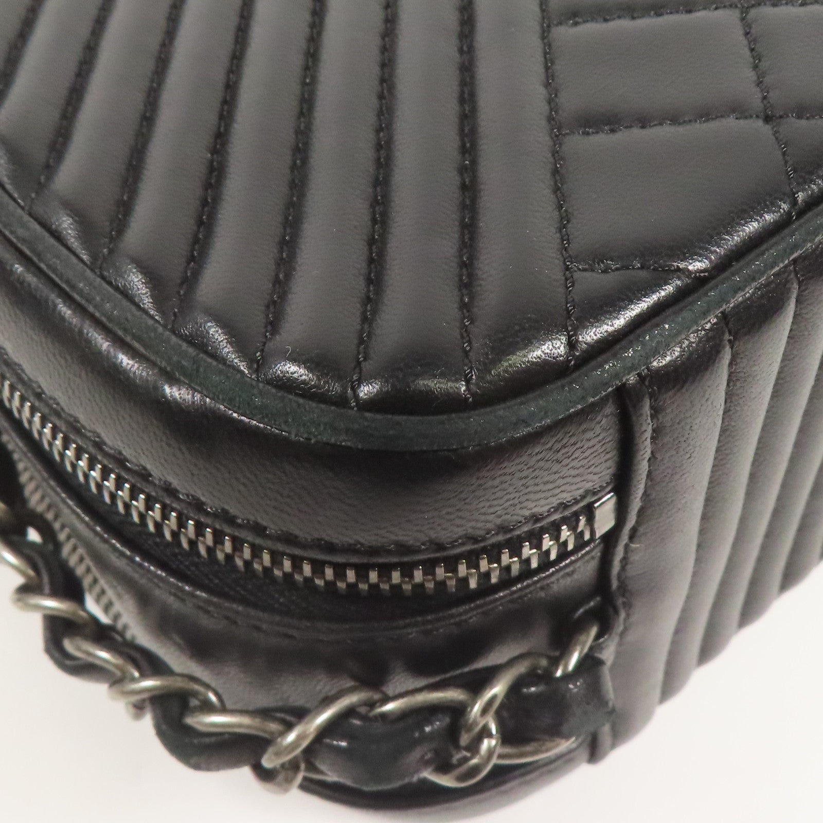 CHANEL 牛皮皮革Shoulder Bag鏈帶肩背袋