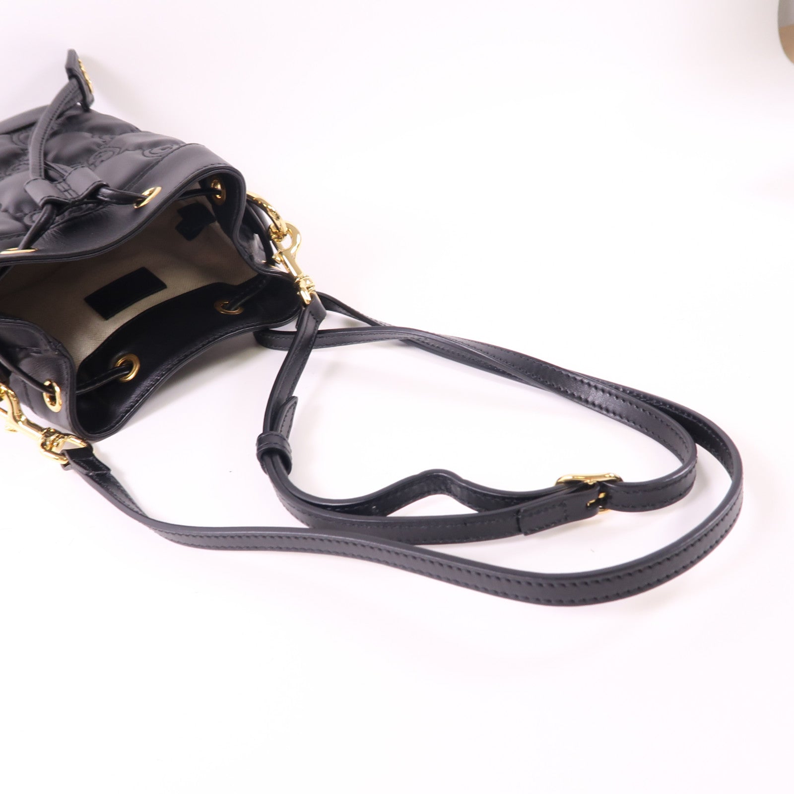 GUCCI 牛皮皮革Shoulder Bag金扣肩背袋