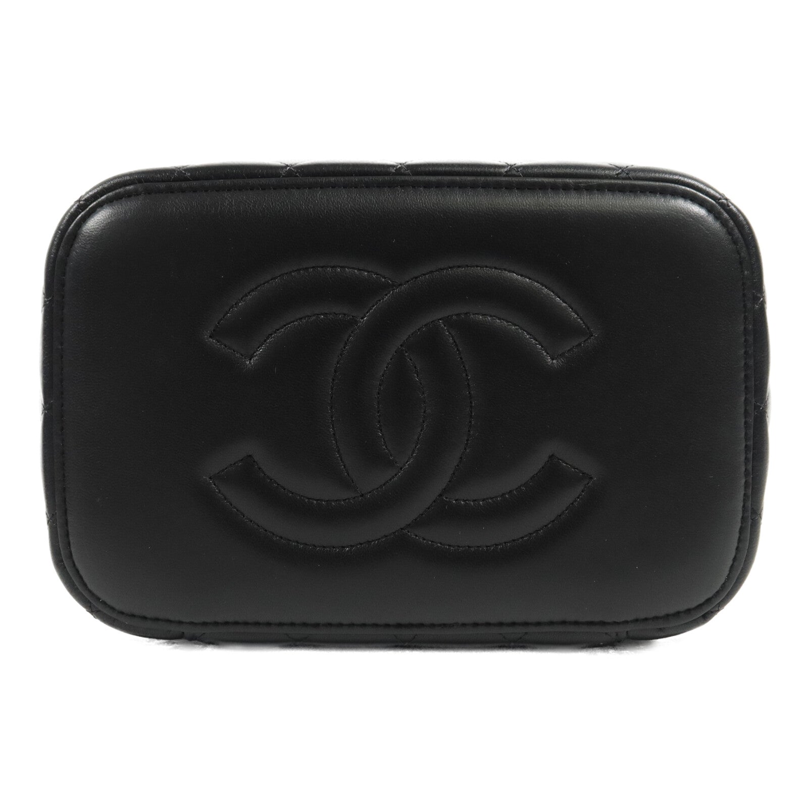 CHANEL 羊皮皮革Vanity Case手挽袋